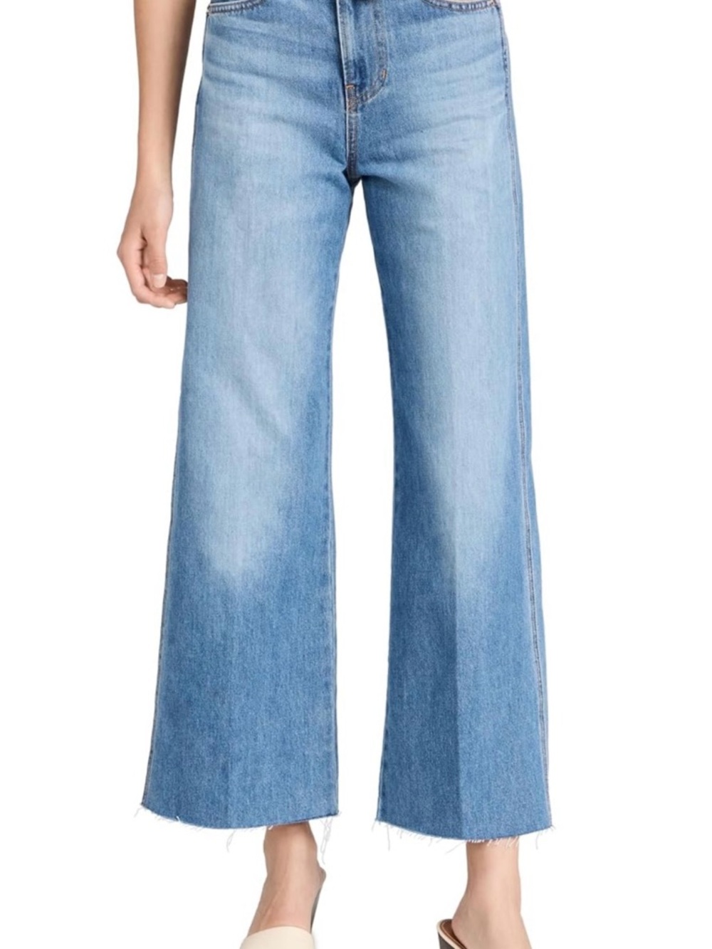 Veronica Beard - Taylor Cropped Wide-Leg Jean (color: Enough Said)